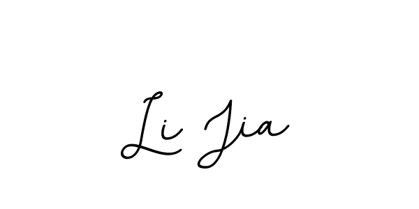 You should practise on your own different ways (BallpointsItalic-DORy9) to write your name (Li Jia) in signature. don't let someone else do it for you. Li Jia signature style 11 images and pictures png