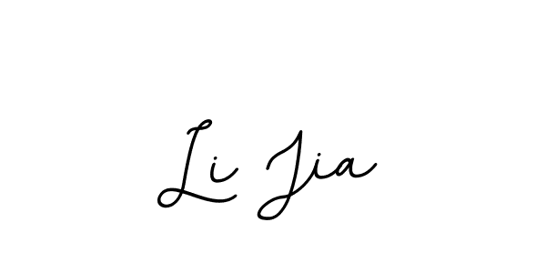 Create a beautiful signature design for name Li Jia. With this signature (BallpointsItalic-DORy9) fonts, you can make a handwritten signature for free. Li Jia signature style 11 images and pictures png