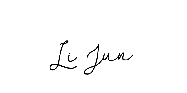 Also we have Li Jun name is the best signature style. Create professional handwritten signature collection using BallpointsItalic-DORy9 autograph style. Li Jun signature style 11 images and pictures png