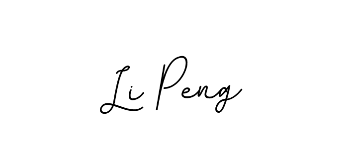 The best way (BallpointsItalic-DORy9) to make a short signature is to pick only two or three words in your name. The name Li Peng include a total of six letters. For converting this name. Li Peng signature style 11 images and pictures png