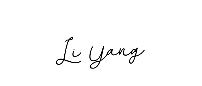 Use a signature maker to create a handwritten signature online. With this signature software, you can design (BallpointsItalic-DORy9) your own signature for name Li Yang. Li Yang signature style 11 images and pictures png
