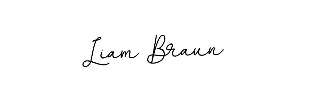 Use a signature maker to create a handwritten signature online. With this signature software, you can design (BallpointsItalic-DORy9) your own signature for name Liam Braun. Liam Braun signature style 11 images and pictures png