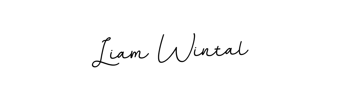 Create a beautiful signature design for name Liam Wintal. With this signature (BallpointsItalic-DORy9) fonts, you can make a handwritten signature for free. Liam Wintal signature style 11 images and pictures png