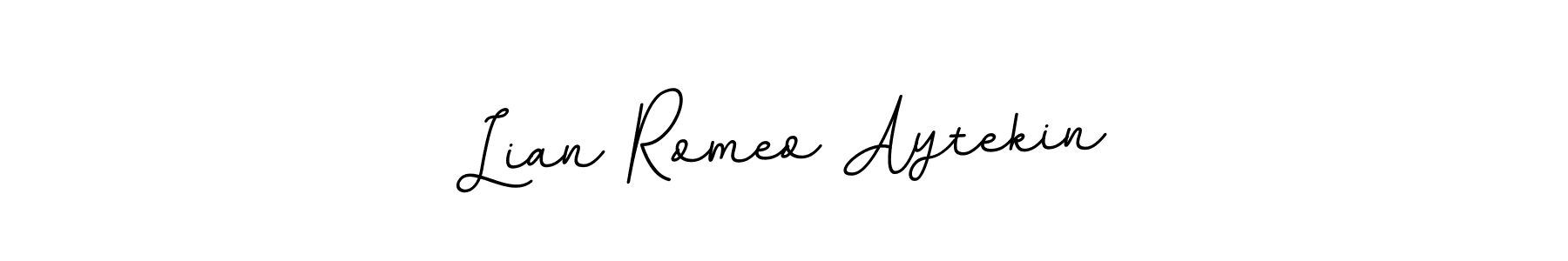 Once you've used our free online signature maker to create your best signature BallpointsItalic-DORy9 style, it's time to enjoy all of the benefits that Lian Romeo Aytekin name signing documents. Lian Romeo Aytekin signature style 11 images and pictures png