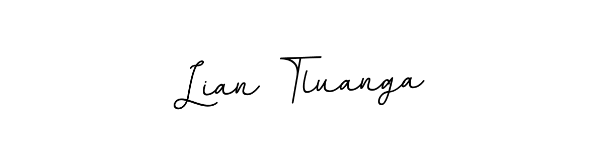 Create a beautiful signature design for name Lian Tluanga. With this signature (BallpointsItalic-DORy9) fonts, you can make a handwritten signature for free. Lian Tluanga signature style 11 images and pictures png
