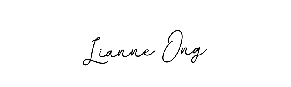 This is the best signature style for the Lianne Ong name. Also you like these signature font (BallpointsItalic-DORy9). Mix name signature. Lianne Ong signature style 11 images and pictures png
