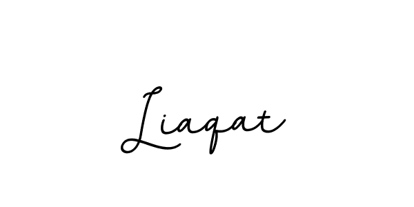 Design your own signature with our free online signature maker. With this signature software, you can create a handwritten (BallpointsItalic-DORy9) signature for name Liaqat. Liaqat signature style 11 images and pictures png