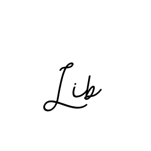 The best way (BallpointsItalic-DORy9) to make a short signature is to pick only two or three words in your name. The name Lib include a total of six letters. For converting this name. Lib signature style 11 images and pictures png