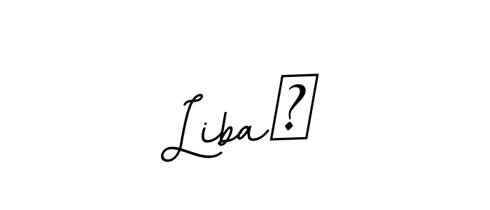 How to Draw Liba☆ signature style? BallpointsItalic-DORy9 is a latest design signature styles for name Liba☆. Liba☆ signature style 11 images and pictures png