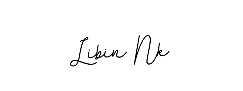 if you are searching for the best signature style for your name Libin Nk. so please give up your signature search. here we have designed multiple signature styles  using BallpointsItalic-DORy9. Libin Nk signature style 11 images and pictures png