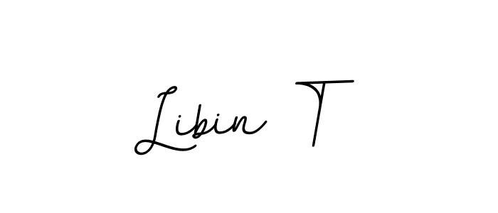 How to Draw Libin T signature style? BallpointsItalic-DORy9 is a latest design signature styles for name Libin T. Libin T signature style 11 images and pictures png