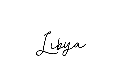 Create a beautiful signature design for name Libya. With this signature (BallpointsItalic-DORy9) fonts, you can make a handwritten signature for free. Libya signature style 11 images and pictures png