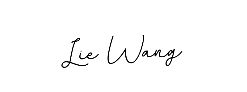 if you are searching for the best signature style for your name Lie Wang. so please give up your signature search. here we have designed multiple signature styles  using BallpointsItalic-DORy9. Lie Wang signature style 11 images and pictures png