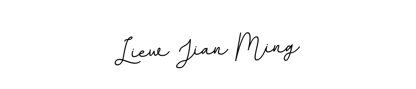 if you are searching for the best signature style for your name Liew Jian Ming. so please give up your signature search. here we have designed multiple signature styles  using BallpointsItalic-DORy9. Liew Jian Ming signature style 11 images and pictures png