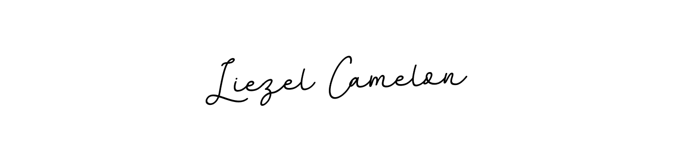 Design your own signature with our free online signature maker. With this signature software, you can create a handwritten (BallpointsItalic-DORy9) signature for name Liezel Camelon. Liezel Camelon signature style 11 images and pictures png