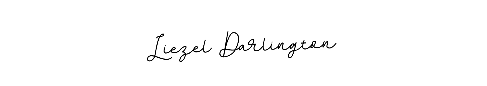 Also we have Liezel Darlington name is the best signature style. Create professional handwritten signature collection using BallpointsItalic-DORy9 autograph style. Liezel Darlington signature style 11 images and pictures png