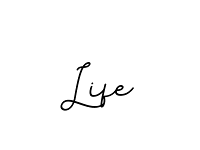 How to make Life signature? BallpointsItalic-DORy9 is a professional autograph style. Create handwritten signature for Life name. Life signature style 11 images and pictures png