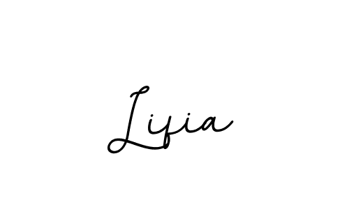 Lifia stylish signature style. Best Handwritten Sign (BallpointsItalic-DORy9) for my name. Handwritten Signature Collection Ideas for my name Lifia. Lifia signature style 11 images and pictures png