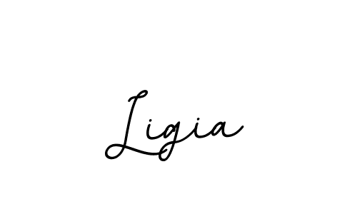 Create a beautiful signature design for name Ligia. With this signature (BallpointsItalic-DORy9) fonts, you can make a handwritten signature for free. Ligia signature style 11 images and pictures png