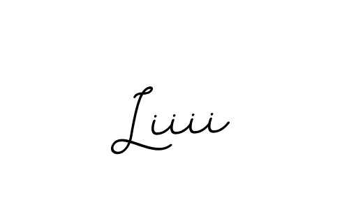 Design your own signature with our free online signature maker. With this signature software, you can create a handwritten (BallpointsItalic-DORy9) signature for name Liiii. Liiii signature style 11 images and pictures png