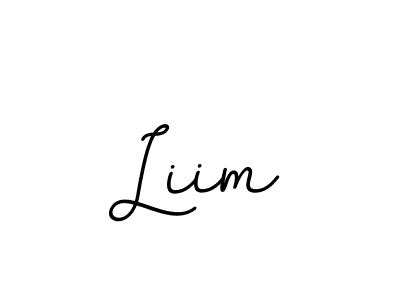 Use a signature maker to create a handwritten signature online. With this signature software, you can design (BallpointsItalic-DORy9) your own signature for name Liim. Liim signature style 11 images and pictures png