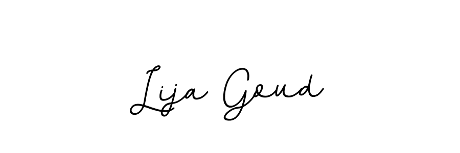 Create a beautiful signature design for name Lija Goud. With this signature (BallpointsItalic-DORy9) fonts, you can make a handwritten signature for free. Lija Goud signature style 11 images and pictures png