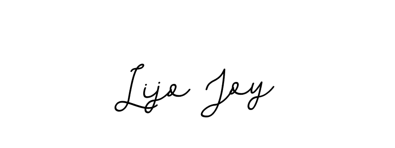 Design your own signature with our free online signature maker. With this signature software, you can create a handwritten (BallpointsItalic-DORy9) signature for name Lijo Joy. Lijo Joy signature style 11 images and pictures png
