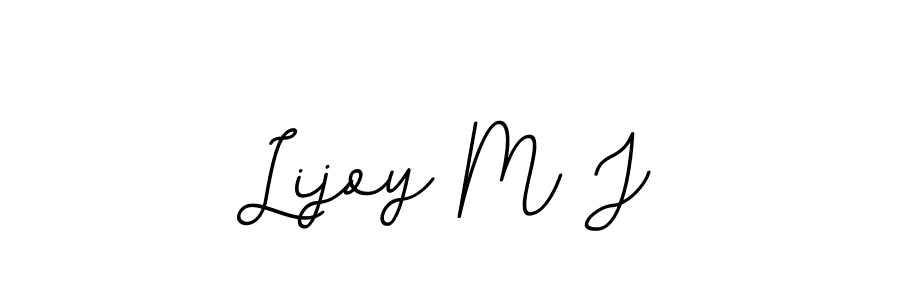 How to Draw Lijoy M J signature style? BallpointsItalic-DORy9 is a latest design signature styles for name Lijoy M J. Lijoy M J signature style 11 images and pictures png