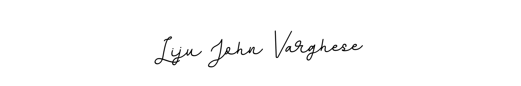 You should practise on your own different ways (BallpointsItalic-DORy9) to write your name (Liju John Varghese) in signature. don't let someone else do it for you. Liju John Varghese signature style 11 images and pictures png