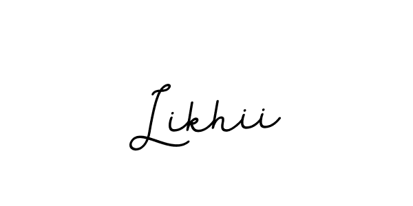 if you are searching for the best signature style for your name Likhii. so please give up your signature search. here we have designed multiple signature styles  using BallpointsItalic-DORy9. Likhii signature style 11 images and pictures png