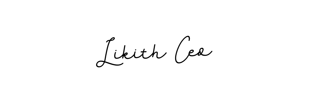 if you are searching for the best signature style for your name Likith Ceo. so please give up your signature search. here we have designed multiple signature styles  using BallpointsItalic-DORy9. Likith Ceo signature style 11 images and pictures png