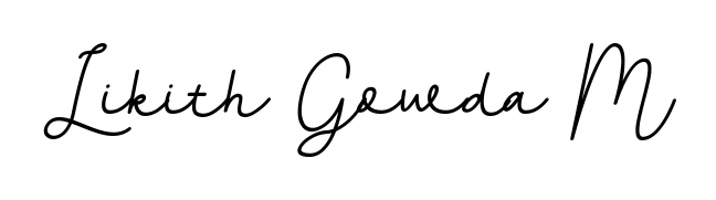 Also You can easily find your signature by using the search form. We will create Likith Gowda M name handwritten signature images for you free of cost using BallpointsItalic-DORy9 sign style. Likith Gowda M signature style 11 images and pictures png
