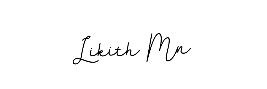 Make a beautiful signature design for name Likith Mn. With this signature (BallpointsItalic-DORy9) style, you can create a handwritten signature for free. Likith Mn signature style 11 images and pictures png