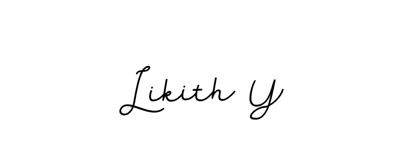 Make a short Likith Y signature style. Manage your documents anywhere anytime using BallpointsItalic-DORy9. Create and add eSignatures, submit forms, share and send files easily. Likith Y signature style 11 images and pictures png