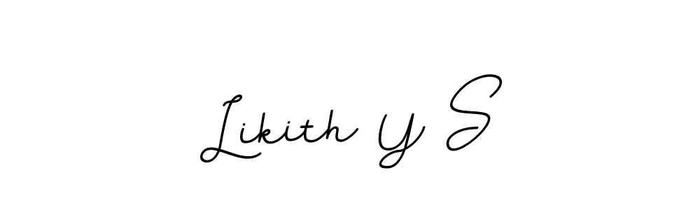 It looks lik you need a new signature style for name Likith Y S. Design unique handwritten (BallpointsItalic-DORy9) signature with our free signature maker in just a few clicks. Likith Y S signature style 11 images and pictures png