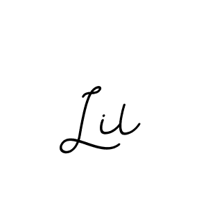 How to make Lil signature? BallpointsItalic-DORy9 is a professional autograph style. Create handwritten signature for Lil name. Lil signature style 11 images and pictures png