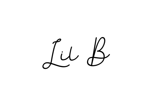 Once you've used our free online signature maker to create your best signature BallpointsItalic-DORy9 style, it's time to enjoy all of the benefits that Lil B name signing documents. Lil B signature style 11 images and pictures png