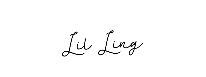 Lil Ling stylish signature style. Best Handwritten Sign (BallpointsItalic-DORy9) for my name. Handwritten Signature Collection Ideas for my name Lil Ling. Lil Ling signature style 11 images and pictures png