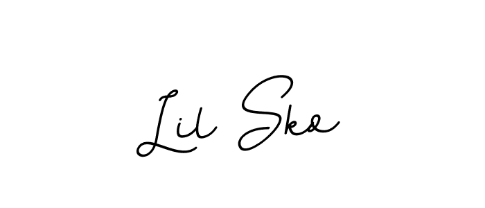 Similarly BallpointsItalic-DORy9 is the best handwritten signature design. Signature creator online .You can use it as an online autograph creator for name Lil Sko. Lil Sko signature style 11 images and pictures png