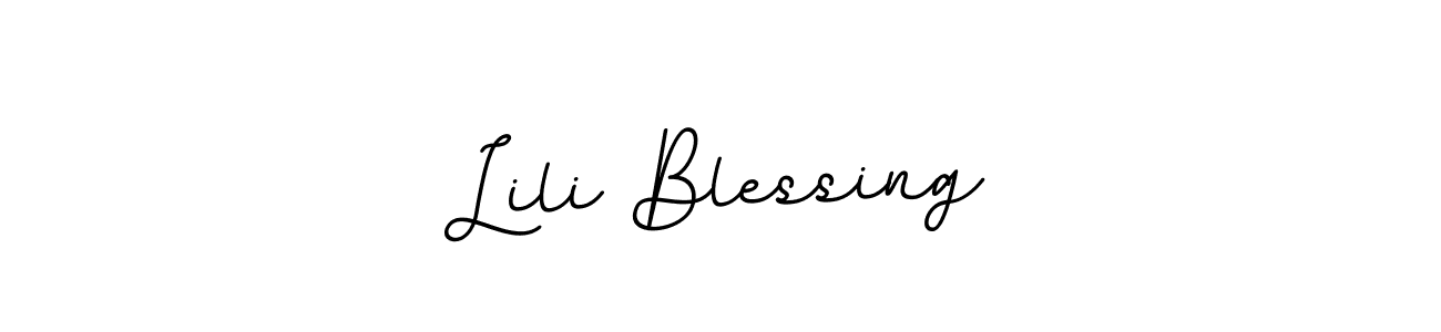 Similarly BallpointsItalic-DORy9 is the best handwritten signature design. Signature creator online .You can use it as an online autograph creator for name Lili Blessing. Lili Blessing signature style 11 images and pictures png