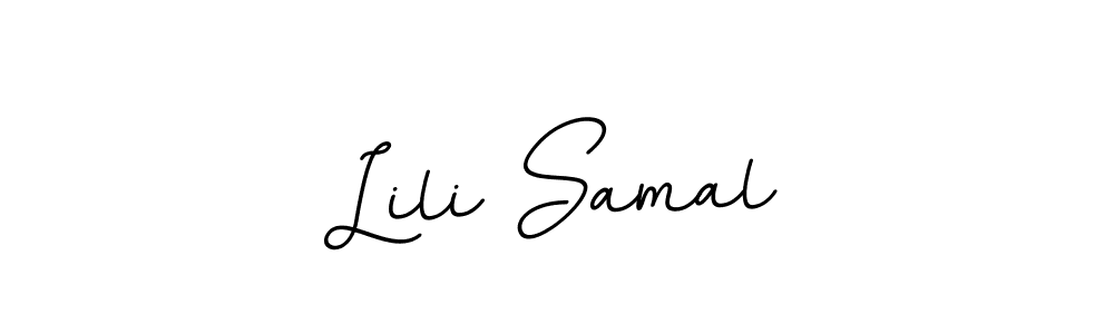 Check out images of Autograph of Lili Samal name. Actor Lili Samal Signature Style. BallpointsItalic-DORy9 is a professional sign style online. Lili Samal signature style 11 images and pictures png