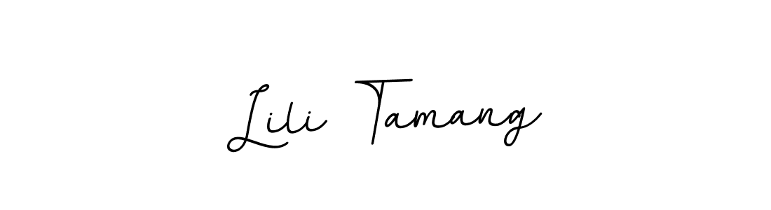 BallpointsItalic-DORy9 is a professional signature style that is perfect for those who want to add a touch of class to their signature. It is also a great choice for those who want to make their signature more unique. Get Lili Tamang name to fancy signature for free. Lili Tamang signature style 11 images and pictures png