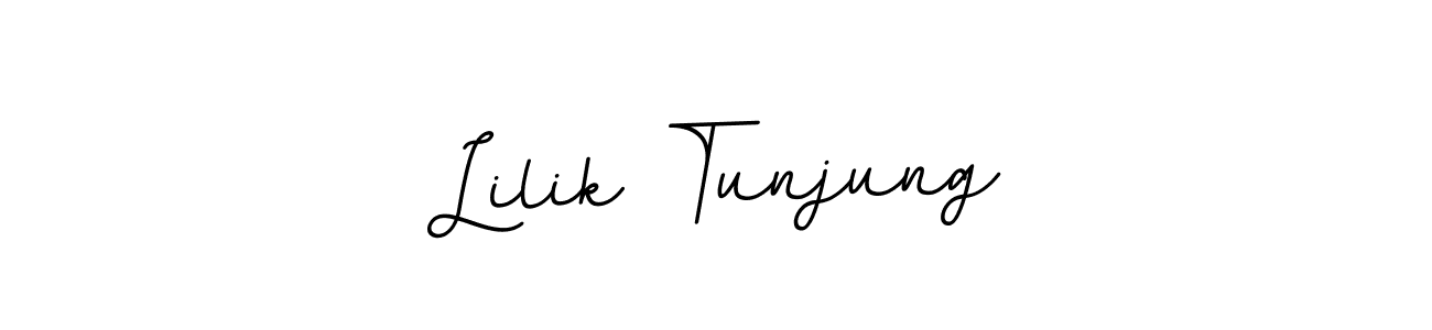 Also we have Lilik Tunjung name is the best signature style. Create professional handwritten signature collection using BallpointsItalic-DORy9 autograph style. Lilik Tunjung signature style 11 images and pictures png