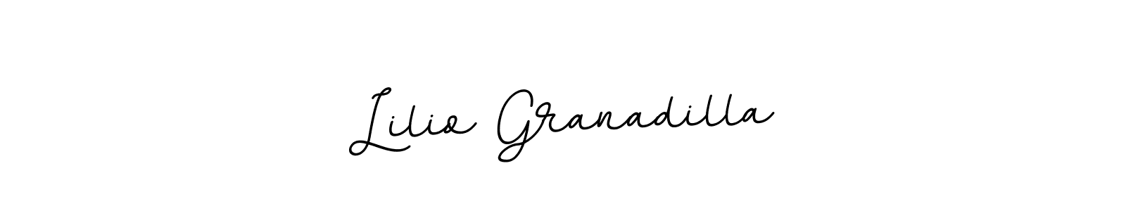 Lilio Granadilla stylish signature style. Best Handwritten Sign (BallpointsItalic-DORy9) for my name. Handwritten Signature Collection Ideas for my name Lilio Granadilla. Lilio Granadilla signature style 11 images and pictures png