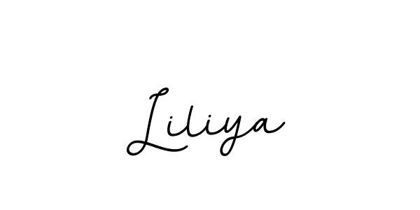 Make a beautiful signature design for name Liliya. With this signature (BallpointsItalic-DORy9) style, you can create a handwritten signature for free. Liliya signature style 11 images and pictures png