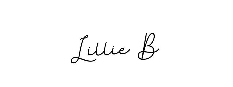 How to make Lillie B signature? BallpointsItalic-DORy9 is a professional autograph style. Create handwritten signature for Lillie B name. Lillie B signature style 11 images and pictures png