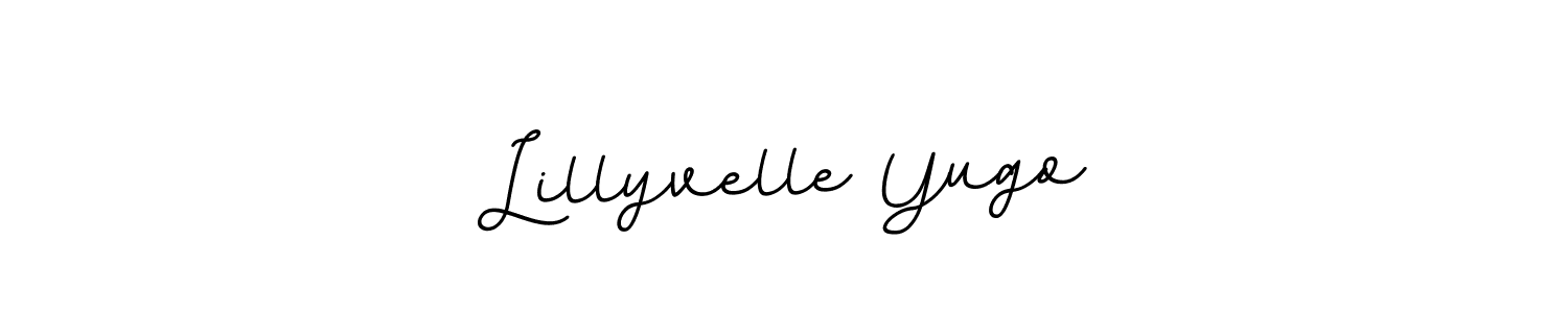 Check out images of Autograph of Lillyvelle Yugo name. Actor Lillyvelle Yugo Signature Style. BallpointsItalic-DORy9 is a professional sign style online. Lillyvelle Yugo signature style 11 images and pictures png