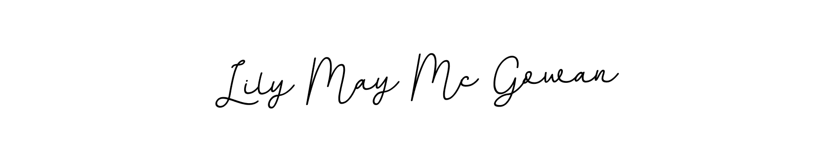 You should practise on your own different ways (BallpointsItalic-DORy9) to write your name (Lily May Mc Gowan) in signature. don't let someone else do it for you. Lily May Mc Gowan signature style 11 images and pictures png