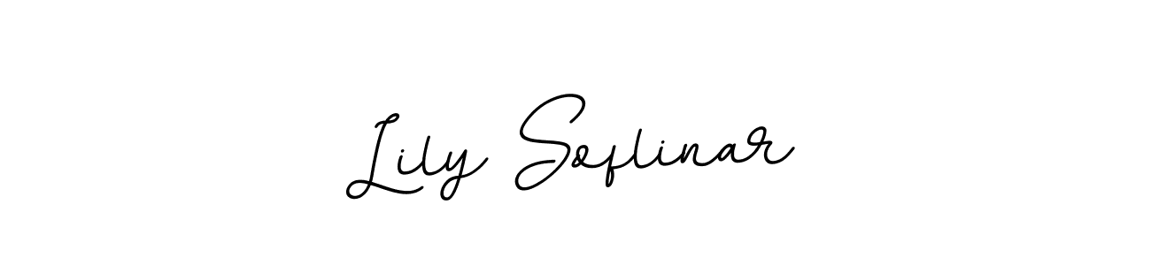 Use a signature maker to create a handwritten signature online. With this signature software, you can design (BallpointsItalic-DORy9) your own signature for name Lily Soflinar. Lily Soflinar signature style 11 images and pictures png