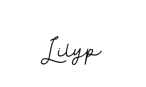 Lilyp stylish signature style. Best Handwritten Sign (BallpointsItalic-DORy9) for my name. Handwritten Signature Collection Ideas for my name Lilyp. Lilyp signature style 11 images and pictures png